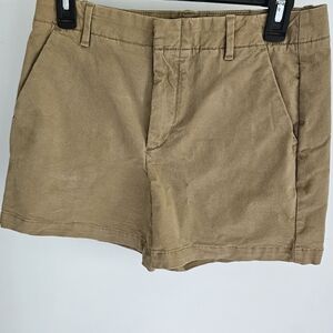 Banana Republic Tan Flat Front Shorts Classic Style